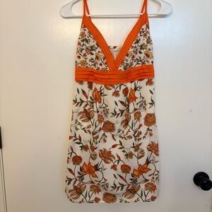 Charlotte Russe Women’s Small Floral Strap Tunic Top Y2K 2000s Fairy Grunge